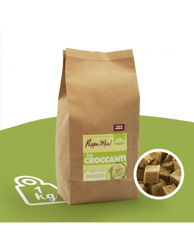 Crocchette per cani al Manzo 1 kg