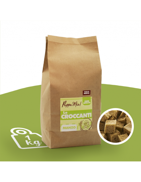 Crocchette per cani al Manzo 1 kg