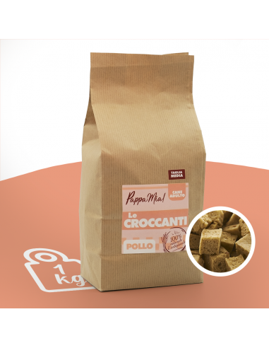 Crocchette per cani al pollo 1 kg