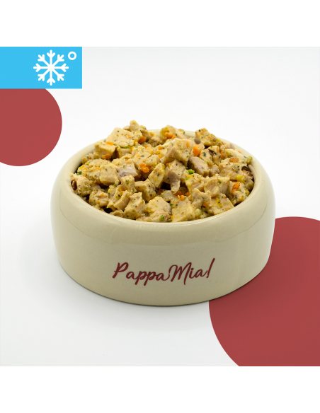 Alimento completo per cani e gatti al maiale Alimento completo per cani e gatti al maiale