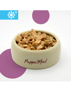 Alimento completo per cani e gatti al tacchino