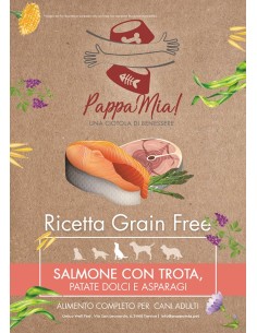 Le Croccanti al Salmone con trota, patate dolci e asparagi