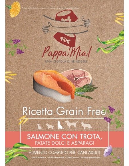 Le Croccanti al Salmone con trota, patate dolci e asparagi