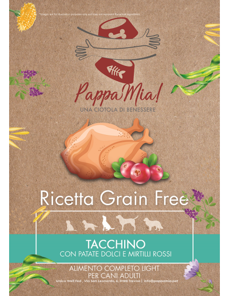 Le Croccanti LIGHT al Tacchino con patate dolci e mirtilli rossi