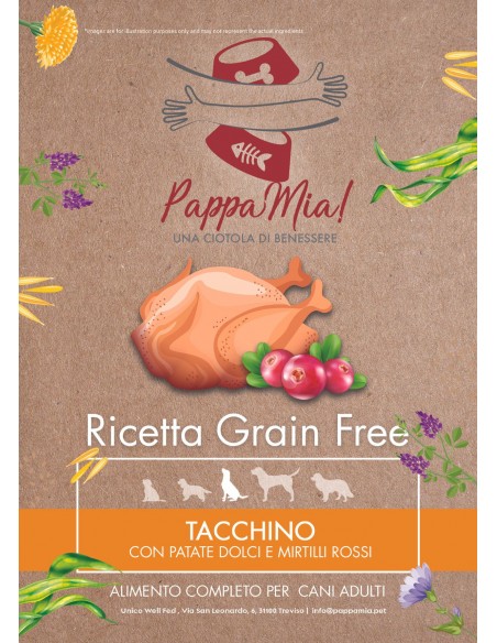 Le Croccanti al Tacchino con patate dolci e mirtilli rossi