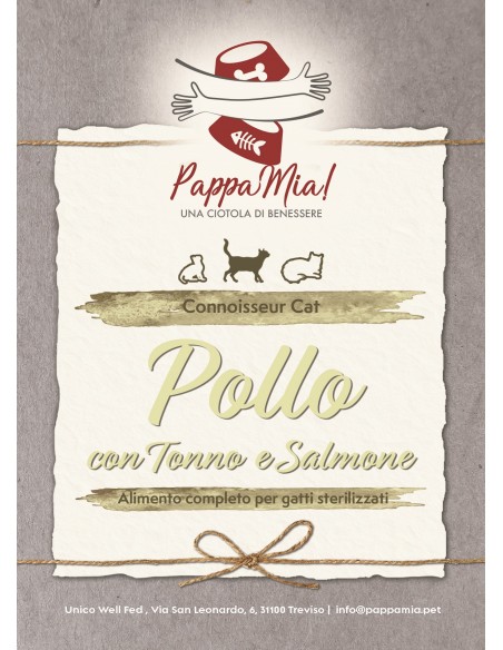 Le Croccanti al Pollo, Tonno e Salmone per Gatti Sterilizzati