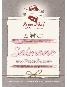 Crocchette per gatti sterilizzati al salmone e pesce bianco