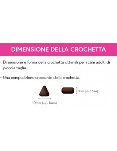 Dimensioni crocchette per cani di taglia piccola