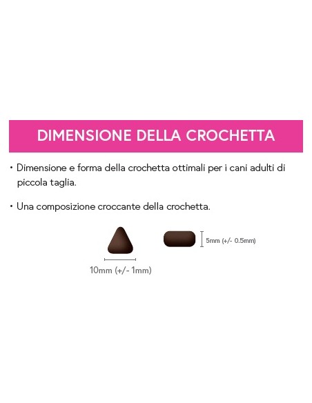 Dimensioni crocchette per cani di taglia piccola Dimensioni crocchette per cani di taglia piccola