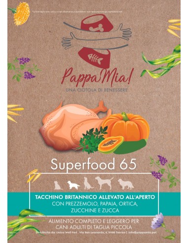 Le Croccanti al Tacchino allevato all'aperto, Maiale e Superfood