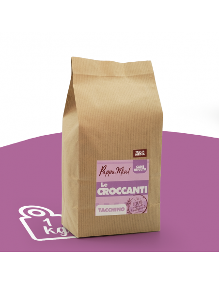 Crocchette per cani al tacchino 1 kg Crocchette per cani al tacchino 1 kg