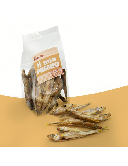Snack di pesciolini essiccati